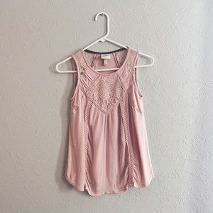 Knox Rose Light Pink Tank Top